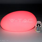 RGB LED-es díszkő fehér 28 cm IP67 - 40151 - V-TAC