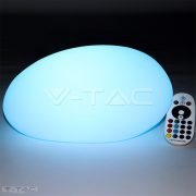 RGB LED-es díszkő fehér 33 cm IP67 - 40171 - V-TAC