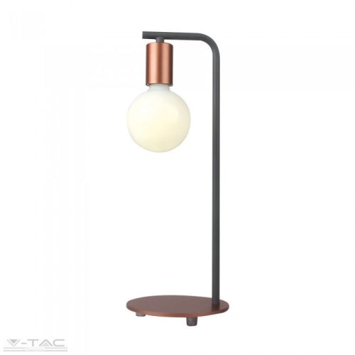 Bronz design asztali lámpa E27 foglalattal - 40331 - V-TAC