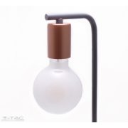 Bronz design asztali lámpa E27 foglalattal - 40331 - V-TAC