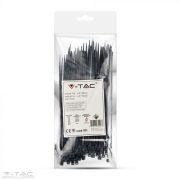 Kábelkötegelő fekete 2,5x150 mm (100db/csomag) - 11162 V-TAC