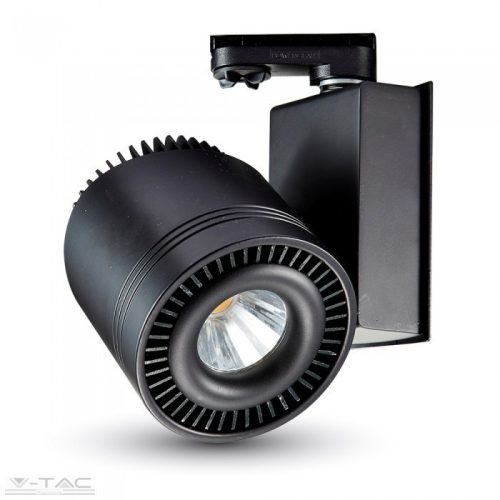 33W LED fekete sínes lámpatest CRI>95 6400K 2 év garancia - 1235 (V-TAC)