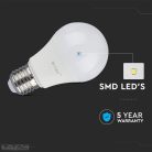 Dimmelhető 12W LED izzó E27 A60 Samsung chip 3000K - 20044 (V-TAC)