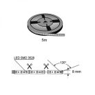 3,6W LED szalag 3528 - 60LED/m Sárga IP20 - 2009 (5 méter) (V-TAC)