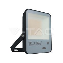 100W LED Nappali fényérzékelős reflektor SAMSUNG Chip 100 lm/W fekete színű 4000K vtac_v-tac_sku-20176-2