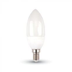   4,5W LED izzó Samsung chip E14 Gyertya 6400K 5 év garancia - 21173 (V-TAC)