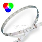 4W LED szalag 5050 - 30 LED/m RGB (nem vízálló) - 212124 (5 méter) (V-TAC)