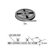 V-TAC LED szalag 5050 - 30 LED RGB Színszabályozós IP20 2124 (5 méter)