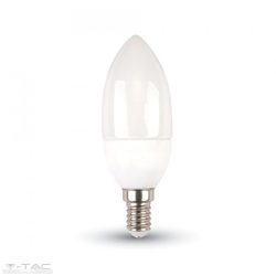 5,5W LED izzó gyertya E14 Meleg fehér - 42151 - V-TAC