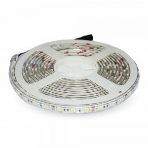 4,8W LED szalag 5050 - 30 LED/m Hideg fehér IP65 - 2144 (5 méter) (V-TAC)