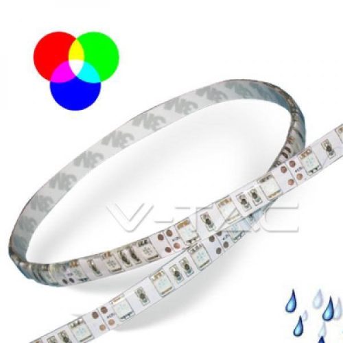 LED szalag 5050 - 60 LED RGB Színszabályozós IP65 2155 (5 méter) (V-TAC)