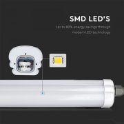 36W Sorolható LED Vízálló Lámpa 120 cm 120lm/W Természetes fehér - 216285 V-TAC