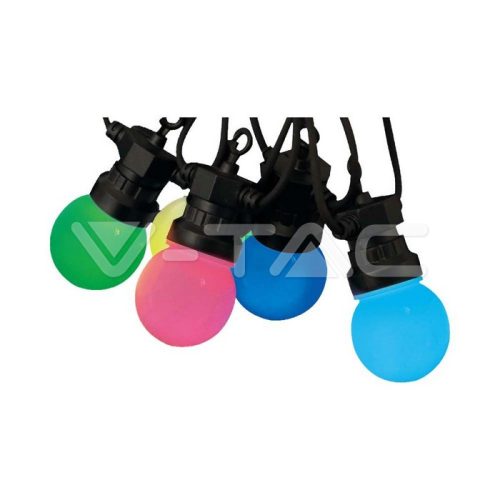 0.5W/izzó LED fényfüzér EU csatlakozóval RGB vtac_v-tac_sku-23159-2