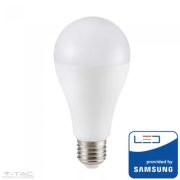   15W LED izzó Samsung chip E27 A65 4000K 5 év garancia - 23212 V-TAC