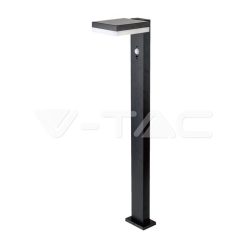   5.5W LED napelemes lámpaoszlop Pir szenzorral és akkumulátorral, 2200 mAh, LI, 3.7V (V-TAC)