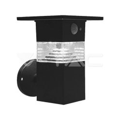   3W LED napelemes falilámpa Pir szenzorral és akkumulátorral, 2200 mAh, LI, 3.7V (V-TAC)