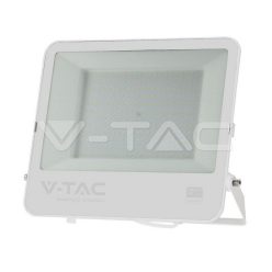   200W LED reflektor SMD SAMSUNG chippel, 1 m hosszú vezetékkel, fehér színű, fehér matt üveg, 6400K (V-TAC)