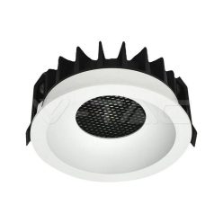   12W COB LED mélysugárzó Bridgelux Chippel, hexagon forma, 3 az 1-ben, fehér + fekete színben (V-TAC)