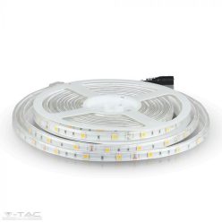   4,8W LED szalag 5050 - 30 LED/m 4000K IP65 - 2460 (5 méter) (V-TAC)