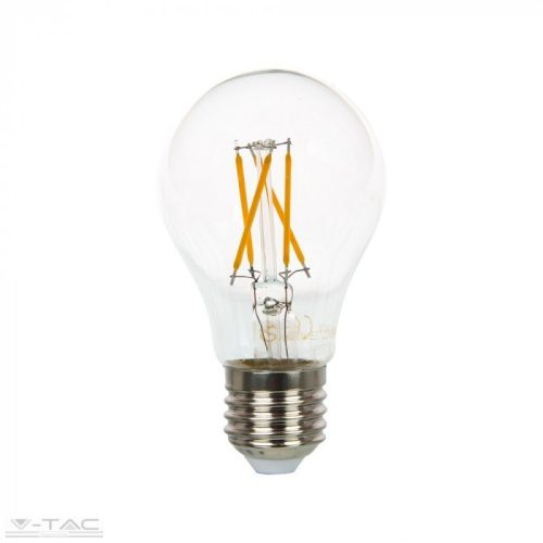 Retro LED izzó - 4W Filament E27 A60 Meleg fehér - 42591 - V-TAC