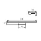 ASTEN LED lámpa IP44  12W  4000K  26684 (Kanlux)