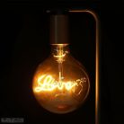 Love Retro LED izzó - 5W Filament E27 G125 2200K - 2700 (V-TAC)