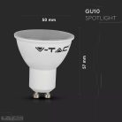 5,5W Wifis LED spotlámpa GU10 opál 100° CCT + RGB - 2757 (V-TAC)