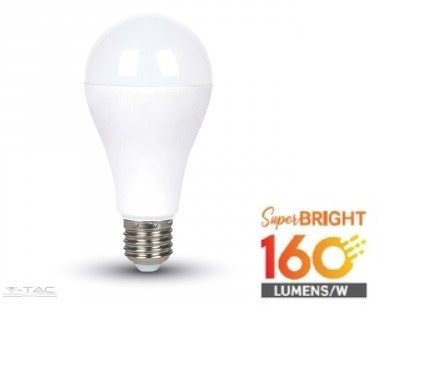 6,5W LED fényforrás A60 E27 (160Lm/Watt) A++ 4000K - 2807 (V-TAC)