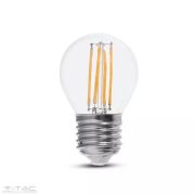   Retro LED izzó - 6W Filament E27 G45 130lm/W Hideg fehér - 2853 V-TAC
