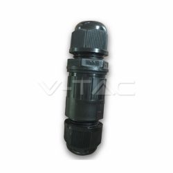 Vízhatlan kötődoboz fekete (kapszula) - 3621 V-TAC