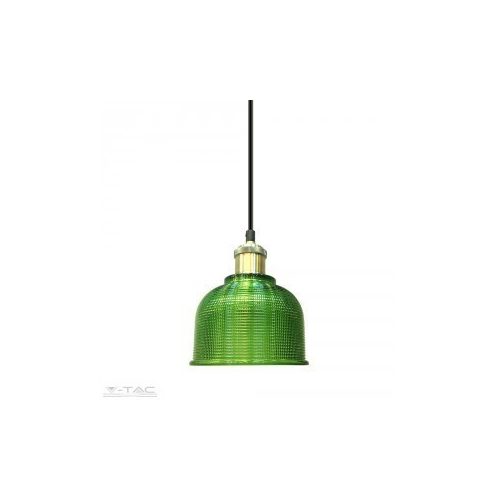 Zöld üveg csillár - 3734 - V-TAC