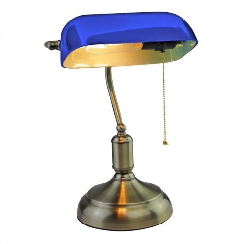 Asztali retro bank lámpa kék - 3913 V-TAC