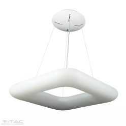   42W LED dimmelhető design csillár négyszög fehér - 3963 (V-TAC)