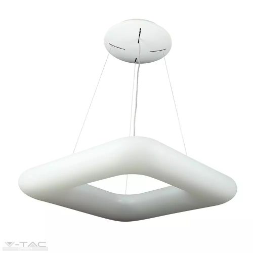 42W LED dimmelhető design csillár négyszög fehér - 3963 (V-TAC)