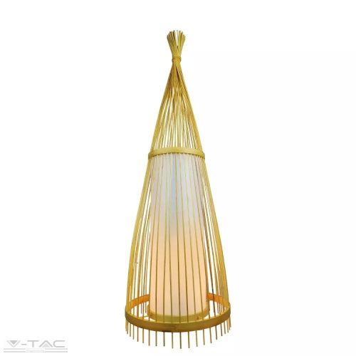 Rattan design állólámpa E27 foglalattal ø400mm - 40561 (V-TAC)