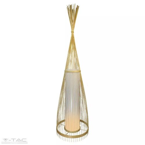 Rattan design állólámpa E27 foglalattal ø300mm - 40571 (V-TAC)