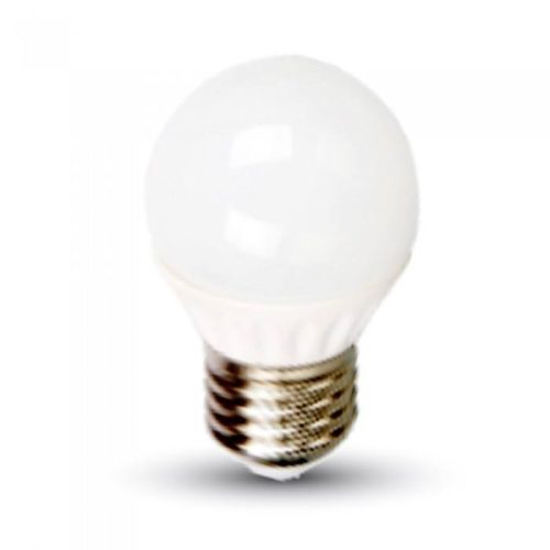 V-TAC LED kisgömb E27 4W=30W 320Lm 2700K meleg fehér V-TAC LED izzó