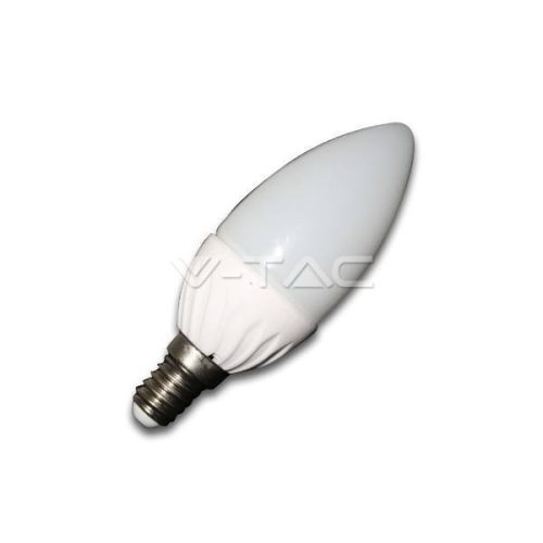 V-TAC LED gyertya E14 6W=40W 470Lm 2700K dimm meleg fehér V-TAC LED izzó