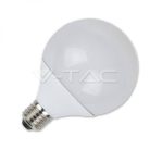 LED gömb E27 10W=60W 810Lm 2700K meleg fehér LED izzó (V-TAC)