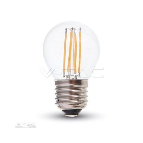 Retro LED izzó - 4W Filament E27 G45 Meleg fehér  - 4306