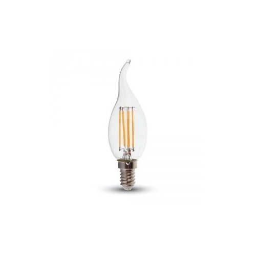 Dimmerelhető Retro LED izzó - 4W Filament E14 gyertyaláng Meleg fehér 4366
