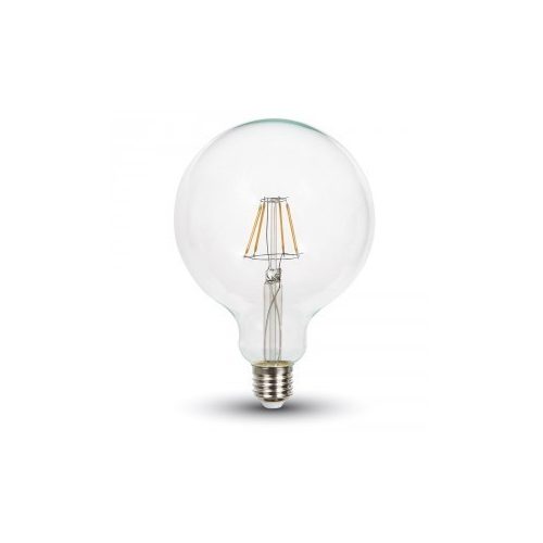 Dimmerelhető Retro LED izzó - 4W Filament Patent E27 G125 Meleg fehér 4399 V-TAC