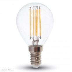   Retro LED izzó - 4W Filament E14 P45 Napfény fehér 4425 (V-TAC)