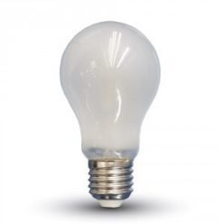   Retro LED izzó - 4W Filament fehér üveg E27 A60 Természetes fehér 4490 (V-TAC)