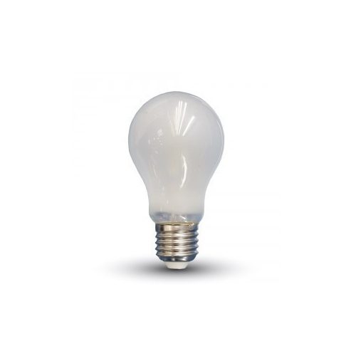 Retro LED izzó - 4W Filament fehér üveg E27 A60 Hideg fehér 4491 V-TAC
