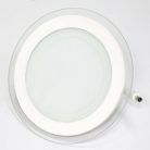 6W Kör Üveg Mini LED Panel süllyeszthető 3000K - 4740 (V-TAC)