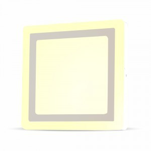 6W+2W Felületre szerelhető négyszög LED Panel 3000K - 4922 (V-TAC)