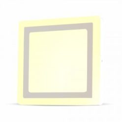   6W+2W Felületre szerelhető négyszög LED Panel 6400K - 4924 (V-TAC)