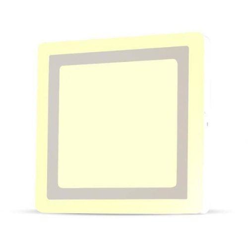 18W+3W Felületre szerelhető négyszög LED Panel 3000K - 4928 (V-TAC)