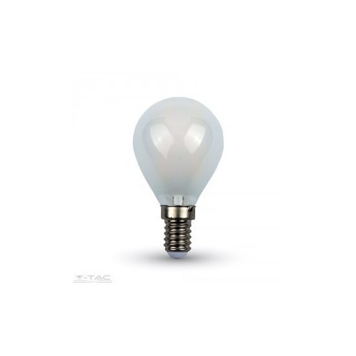 Retro LED izzó - 4W Filament opál E14 P45 Hideg fehér 44941 - V-TAC